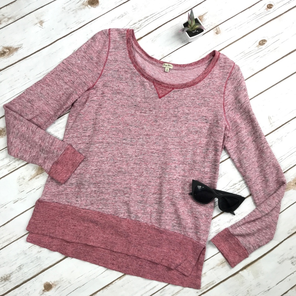 Chip & Pepper California Marbled Red Sweatshirt